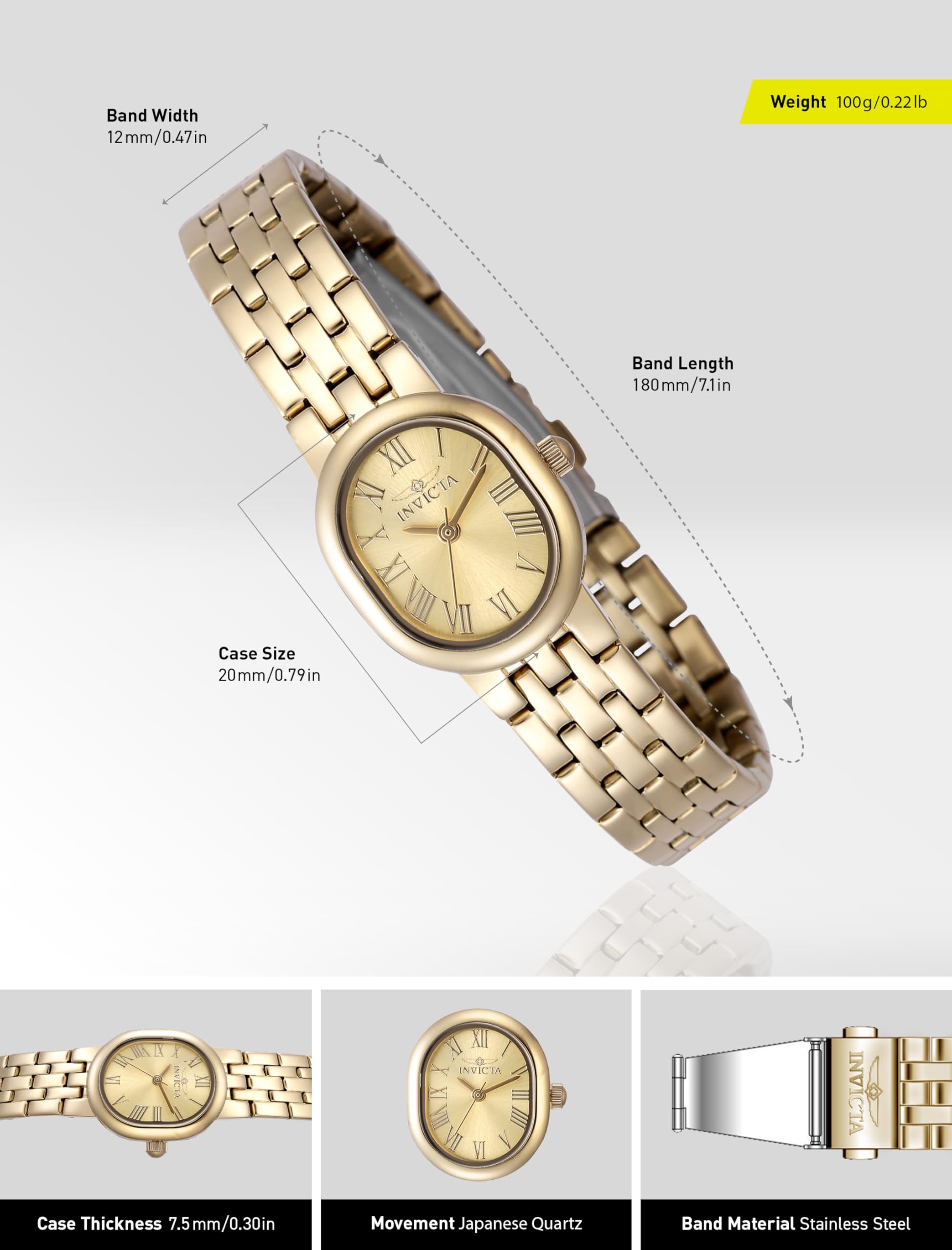 Invicta Angel Lady 20mm PC21J
