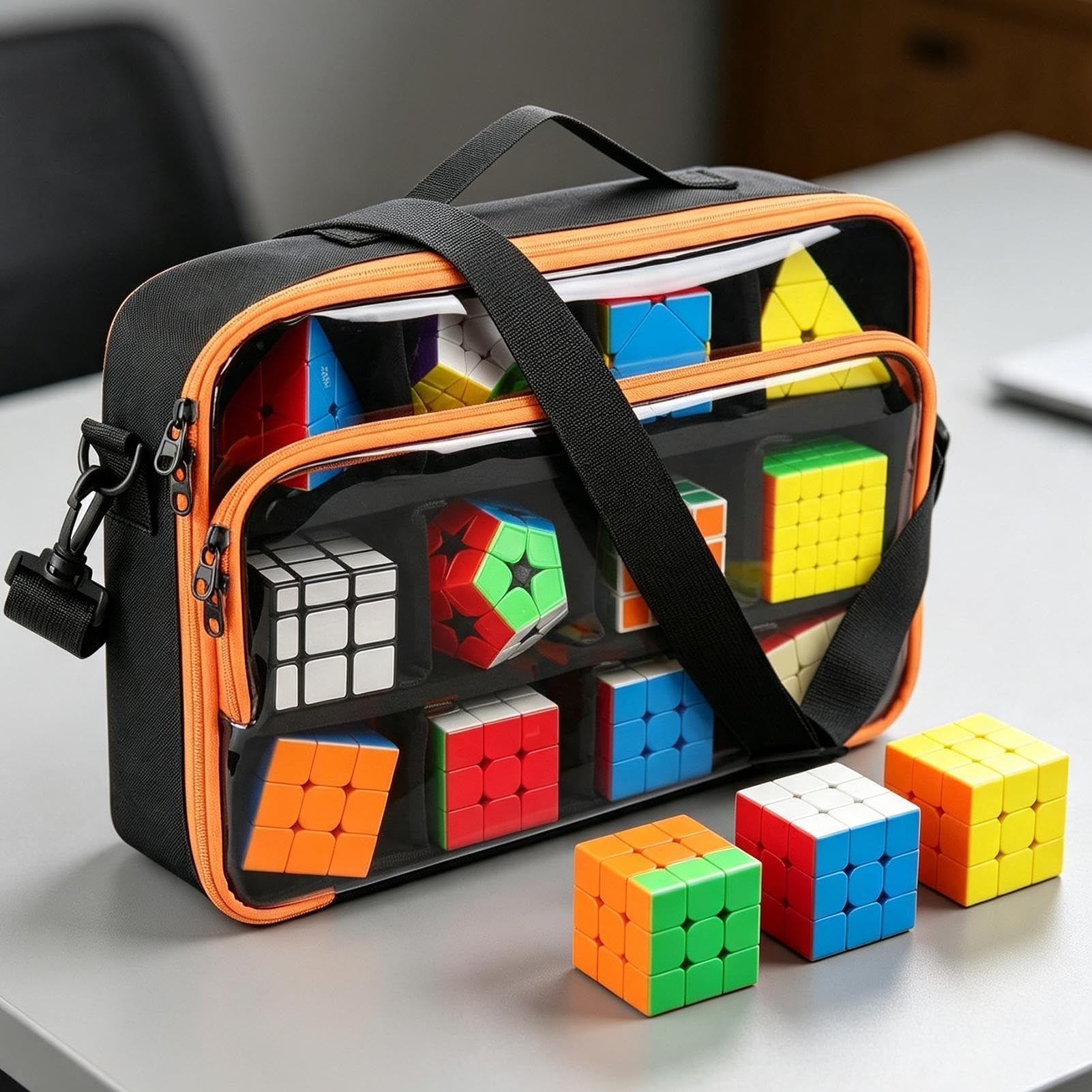 Speed Cube Étui souple et portable avec séparateurs amovibles
