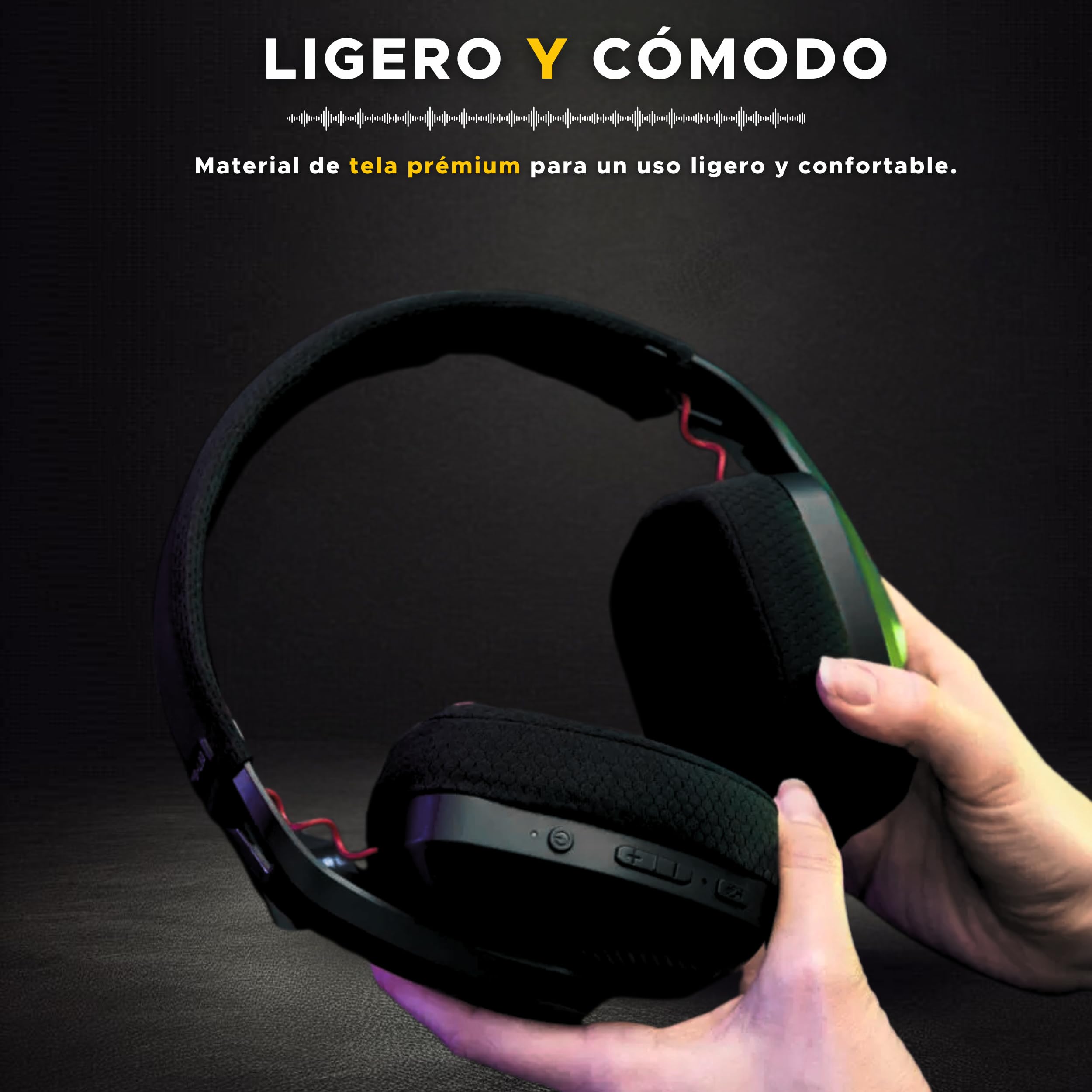 The G-Lab - Korp Platinium - Cascos Gaming inalambricos PC/PS4/PS5 - Auriculares Gaming Triple Modo Bluetooth/2.4Ghz/con Cable - Audio Estéreo, Baja Latencia, Duración 45h – Nuevo