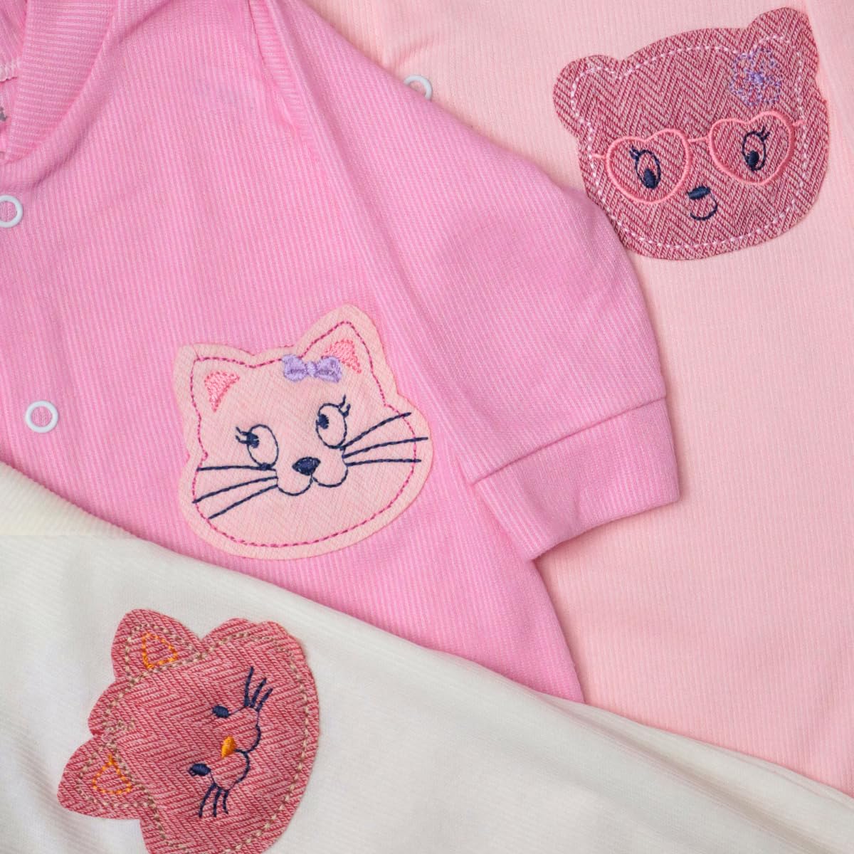 Kit 3 Macacão Para Bebê Canelado Bordado Vira Pé Menina Feminino – P Ao G em promoção! Veja a oferta e mais achadinhos de Bebês 6 Hoje é o melhor dia para comprar Kit 3 Macacão Para Bebê Canelado Bordado Vira Pé Menina Feminino – P Ao G com aquele preço maroto! Promoção! Aproveite a oferta! 6