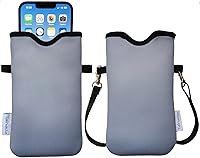 Vista 56 de Tainada Funda de neopreno para teléfono para hombres y mujeres con correa cruzada/cordón para el cuello para iPhone 17/16/15 Pro Max, Air, 16/15
