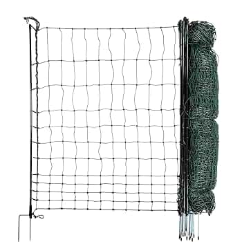 Recinto Per Cani StrongLine 110 - 50m X 110cm, 15 Paletti In Fibra Di Vetro - Elettrificabile Per Giardino - Foto 5