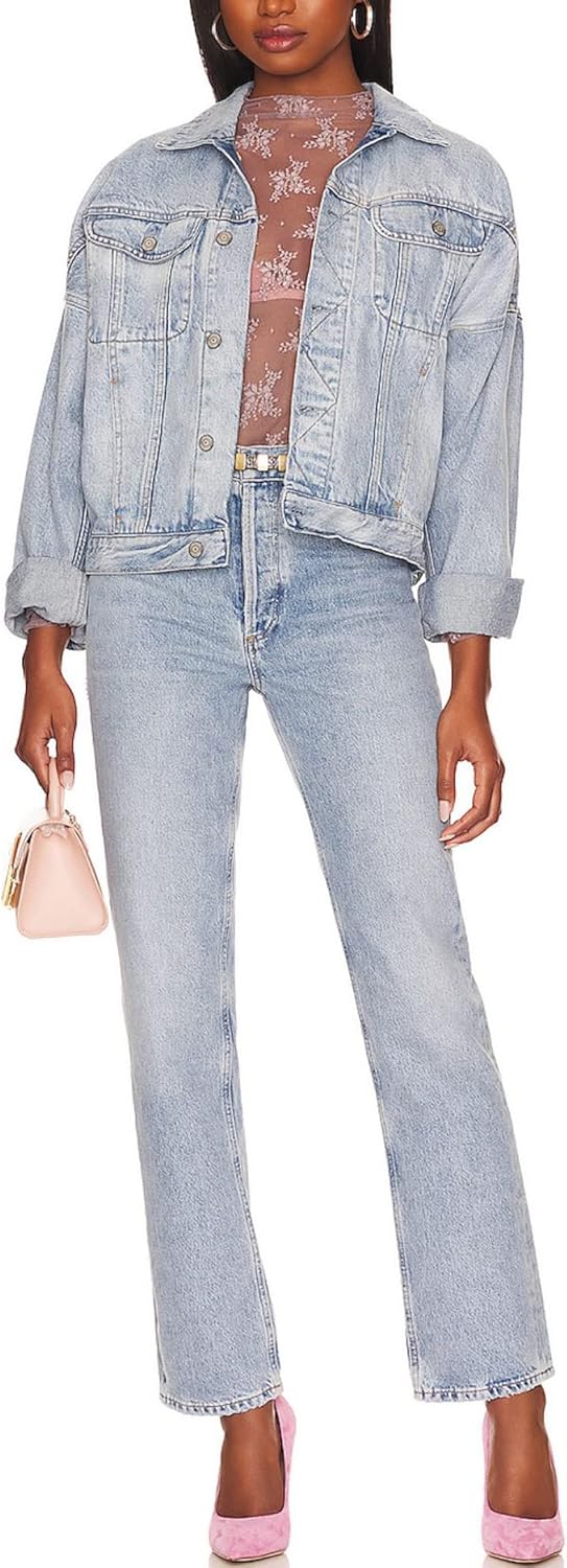 Ugerlov Women's Long Sleeve Mesh Top Mock Neck Sheer Blouse See Through Floral Lace Tops - Image 5