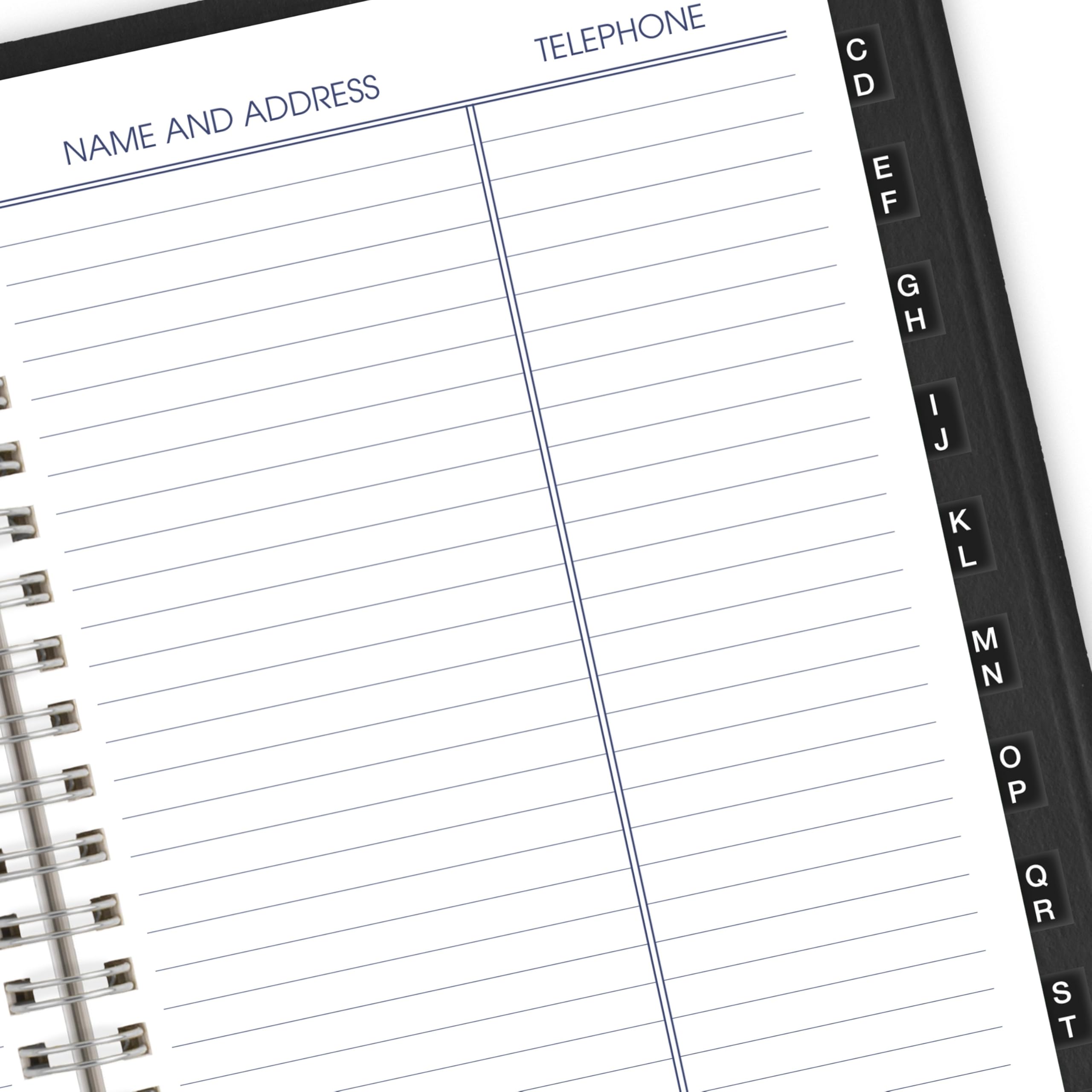 AT-A-GLANCE Terminkalender 2026, Wochenplaner, 12,7 x 20,3 cm, klein, DayMinder, Schwarz (G2100026)