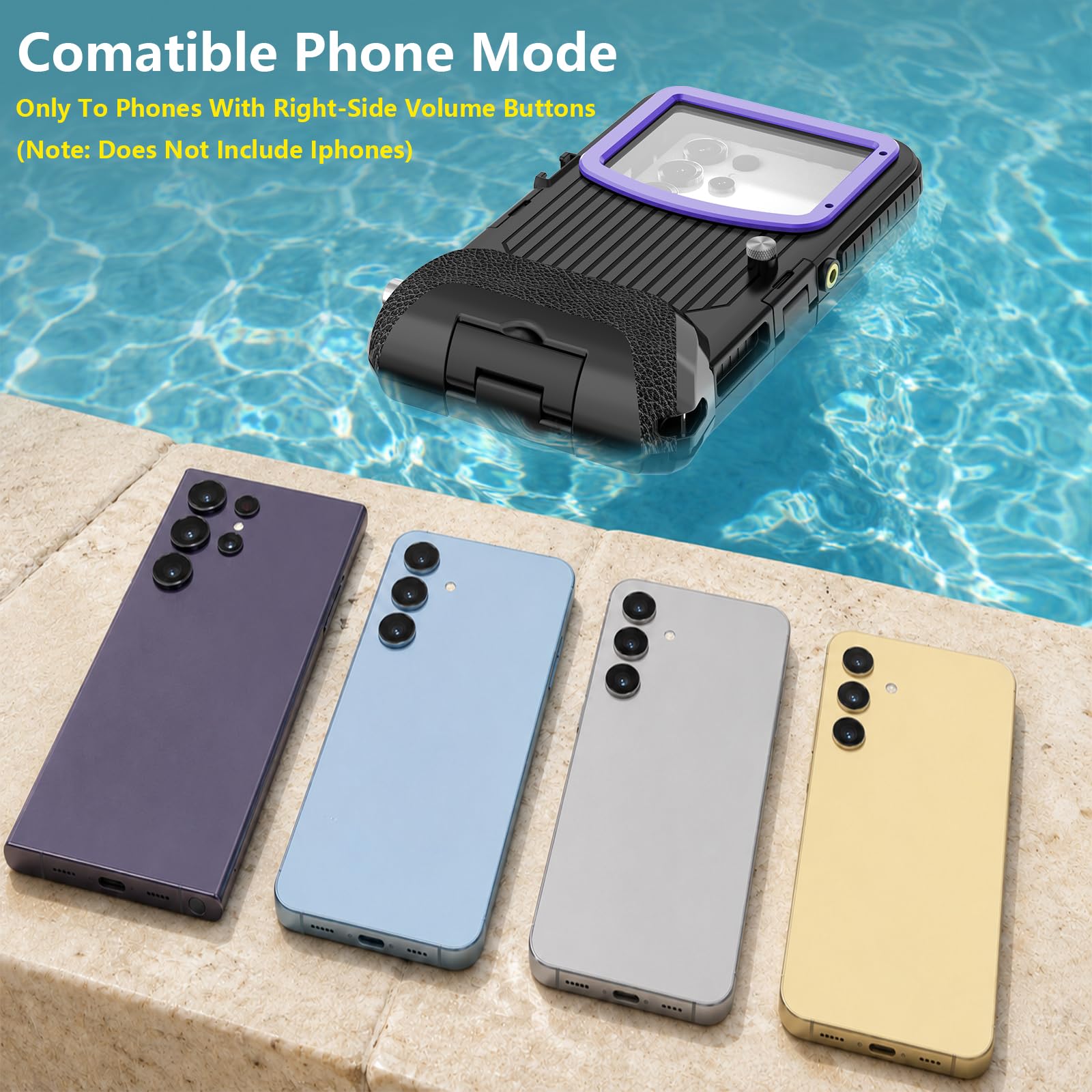 ShellBox Case Custodia rigida impermeabile IP68 per Samsung Galaxy