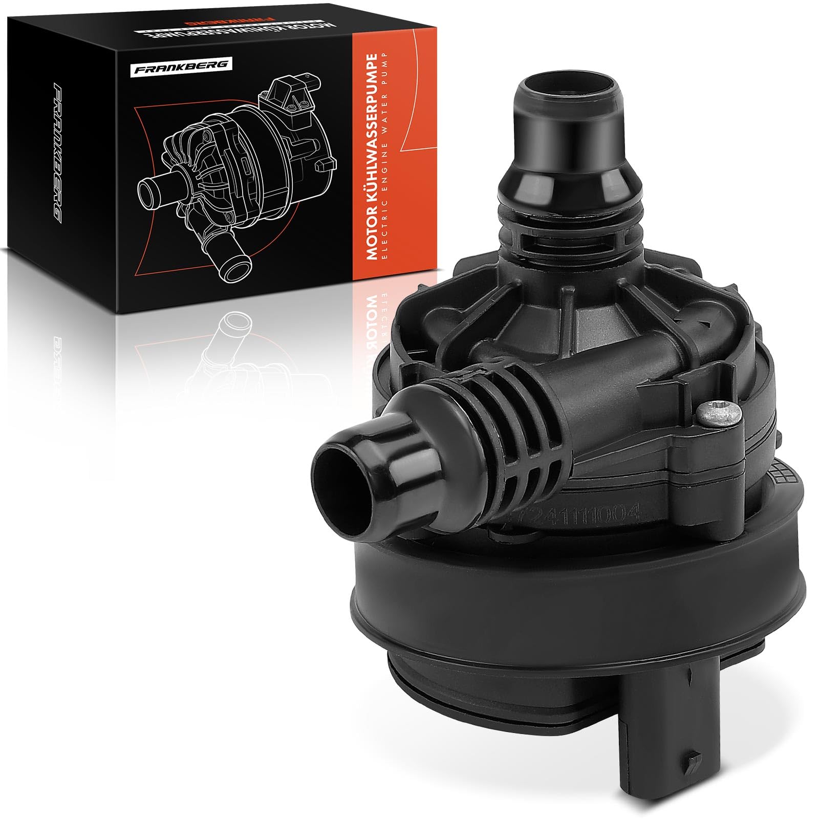 Frankberg Pompa dell'acqua Pompa dell'acqua ausiliaria 3-Poli Con Supporto Elettrico Compatibile con Classe A W177 B-Class W247 Classe C W205 CLA C118 Classe E W213 Replace# 0005003600
