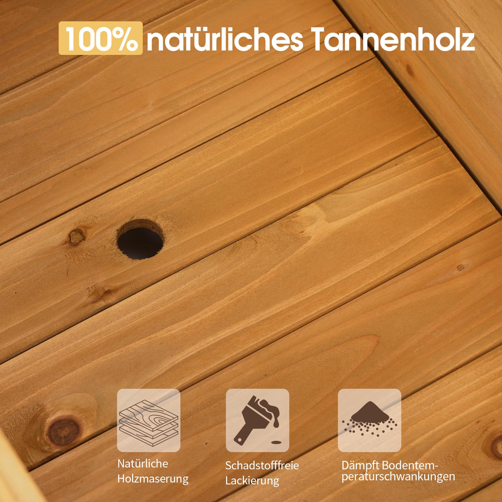 LEADZM pflanzkübel mit rankgitter, Holz Blumenkasten mit rankgitter Ablauflöchern, Hochbeet Balkon für Kletterpflanzen & hängende (Breitere Version(200 x 45 x 113 cm))