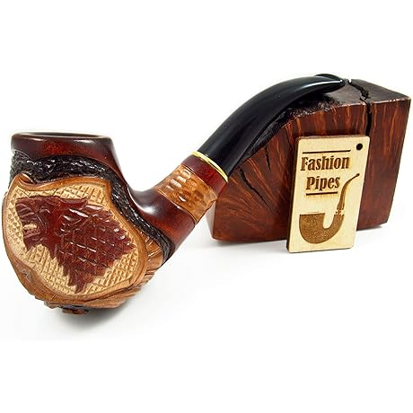 Fashion Pipe Carved Wooden Smoking Tobacco Pipe