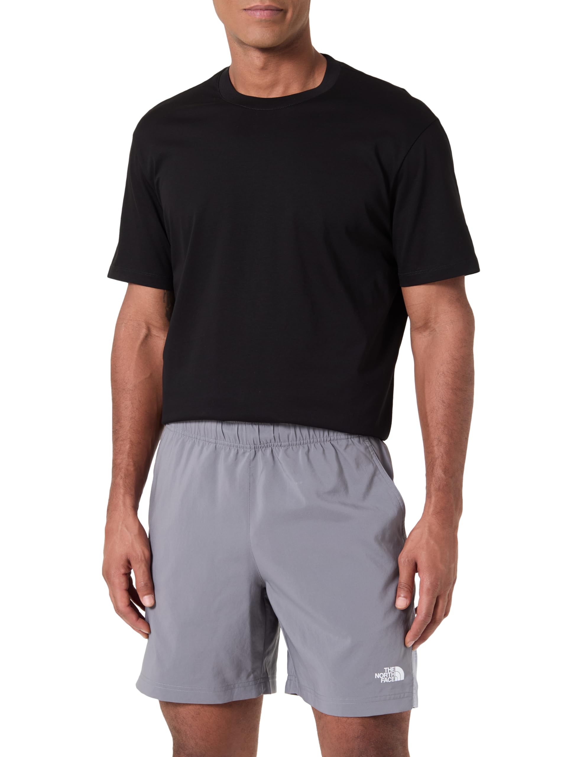The North Face Men's 24/7 Embossed Reg Shorts, Smoked Pearl/Pearl Mist, M