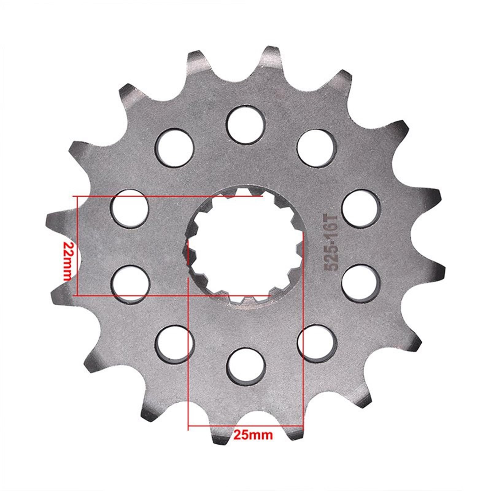 Piñón Delantero 20CrMnTi para S&uzuki ZR750 DL650 GSF650 GSX650 GSR600 GSX-R600 GSX-R750 GSR750 DL800 DL1000 GSX-S1000