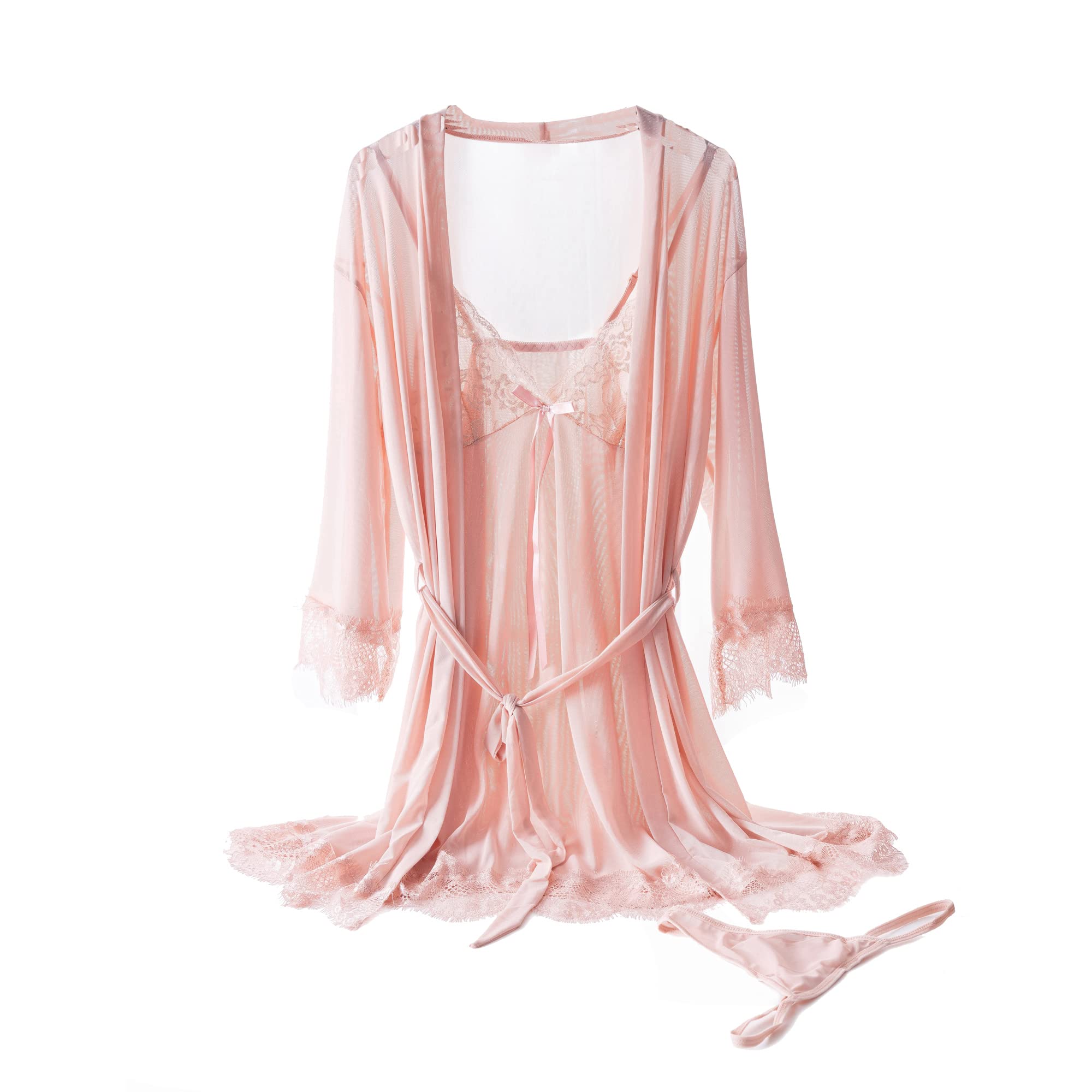 RedSwan Woman Lingerie Sleepwear Chemise Nightgown Sexy Lace Lounge Dress Sexy Lingerie