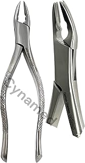 New German Stainless Dental Tooth Extracting Forceps NO 150XAS with Serrated Jaws