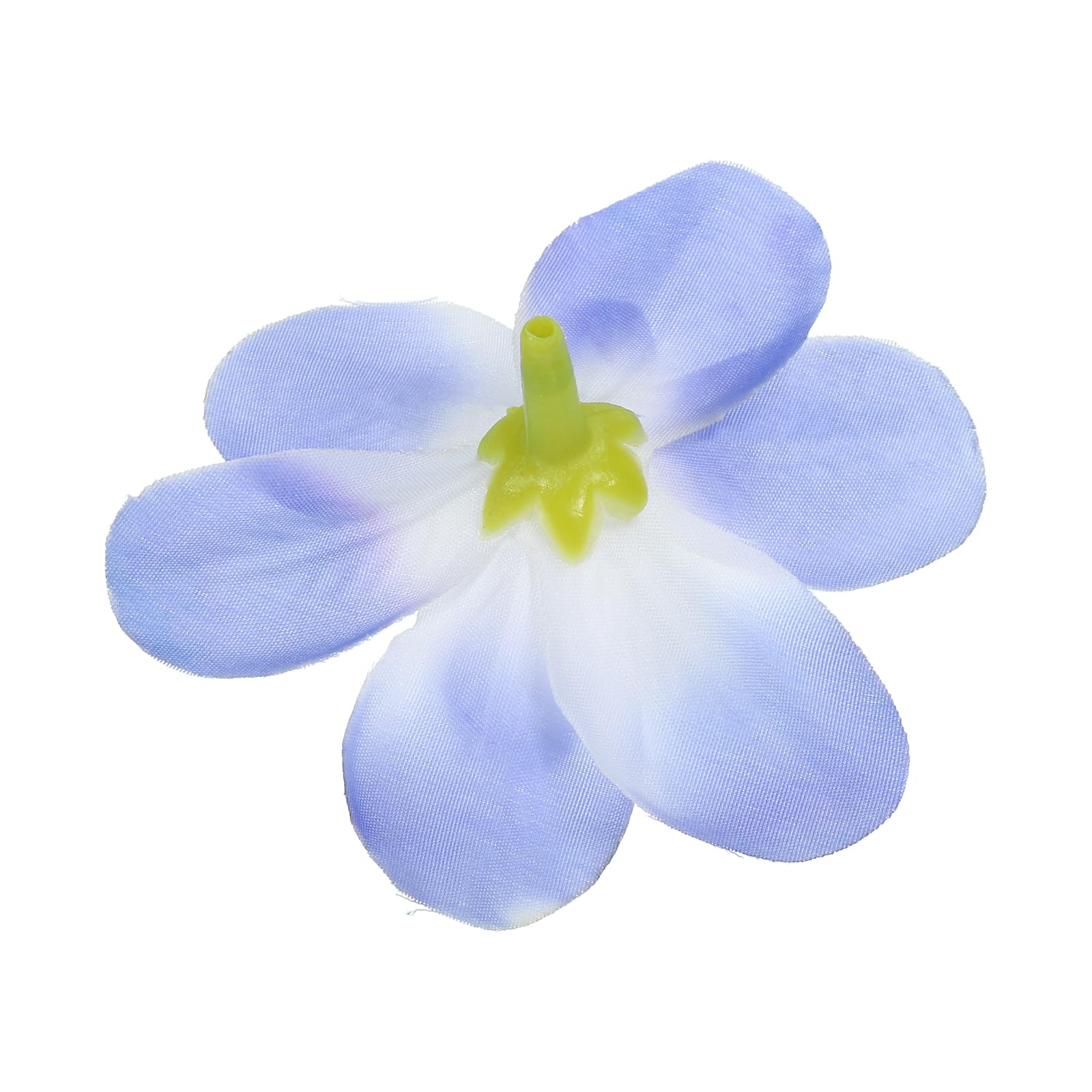 PATIKIL Artificial Orchid Petals, 24Pcs Faux Orchid Flower Head Fake Butterfly Flowers Crafts for Home Wedding Decoration Blue - Image 3