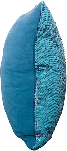 Miniatura 5 de Funda de cojín de MOCOFO, con lentejuelas, de dos tonos, reversible, 15.7 x 15.7 pulgadas