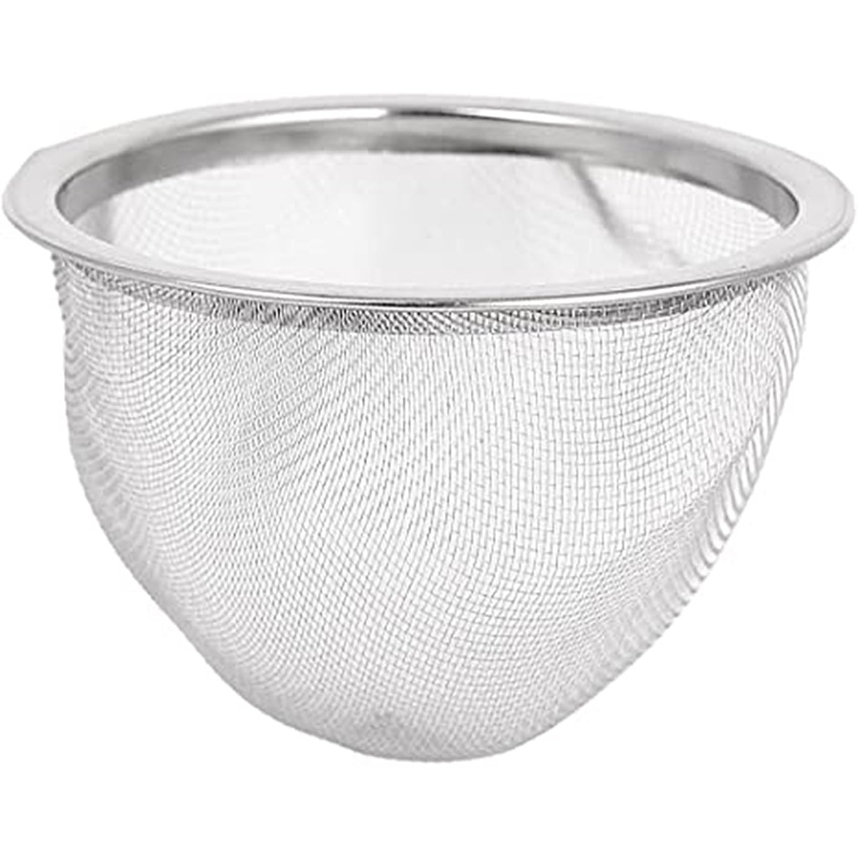 Théière fer gris grand goulot : fini les feuilles de thé perdues