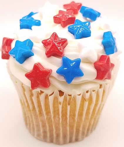 Miniatura 10 de NCS Gold Stars - Gránulos comestibles de caramelo, 8 onzas, ideal para cupcakes, galletas, pasteles, pasteles, donas