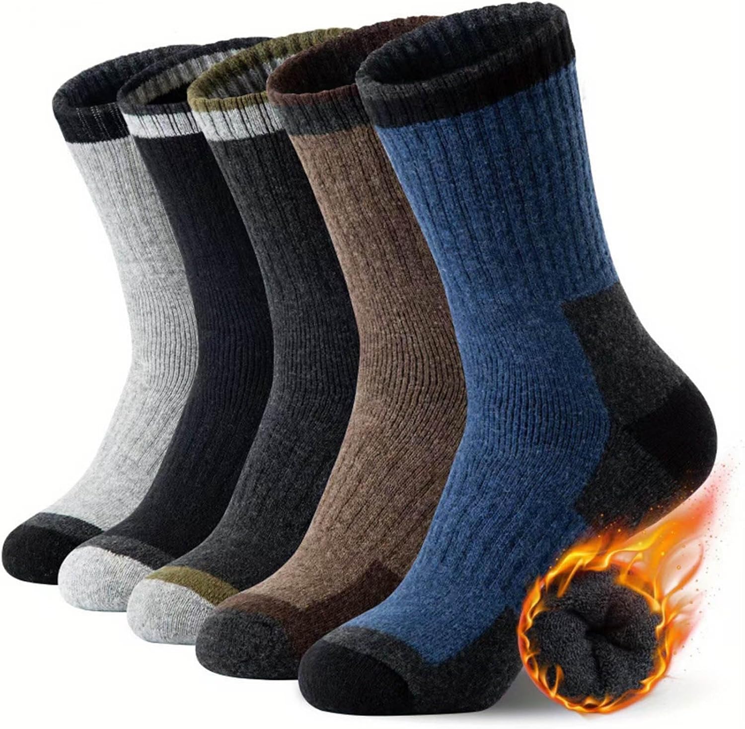 Boot Socks Thermal Warm Heavyweight Thick for Men Women