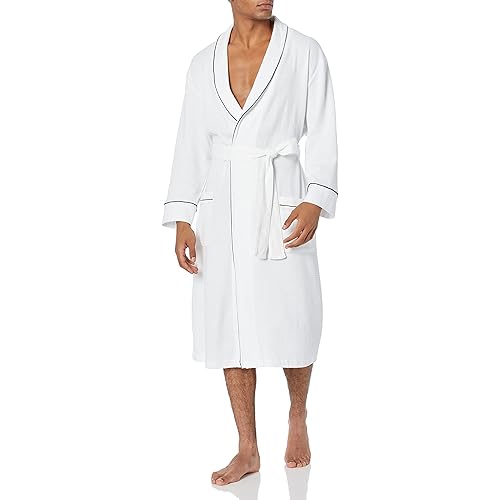Amazon Essentials Men's Lightweight Waffle Robe (Available in Big & Tall)