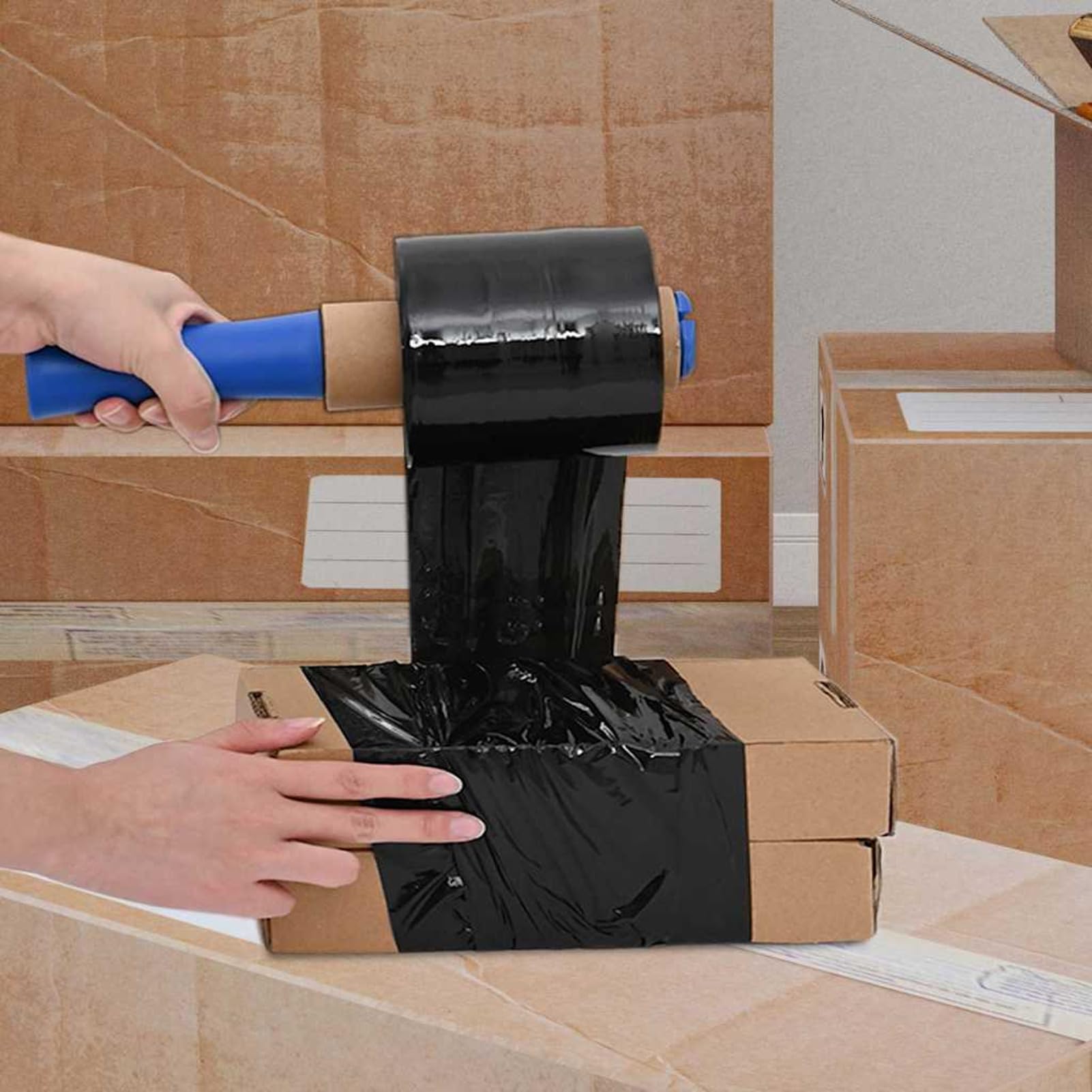 Film Estensibili 50 pz Nero 23 μm 10 cm x 150 m-4104884