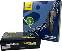 Vista 1 de Scottoiler vSystem Sistema automático de lubricación de cadena de motocicleta con bolsa de expansión biodegradable Green Scottoil & Traveller