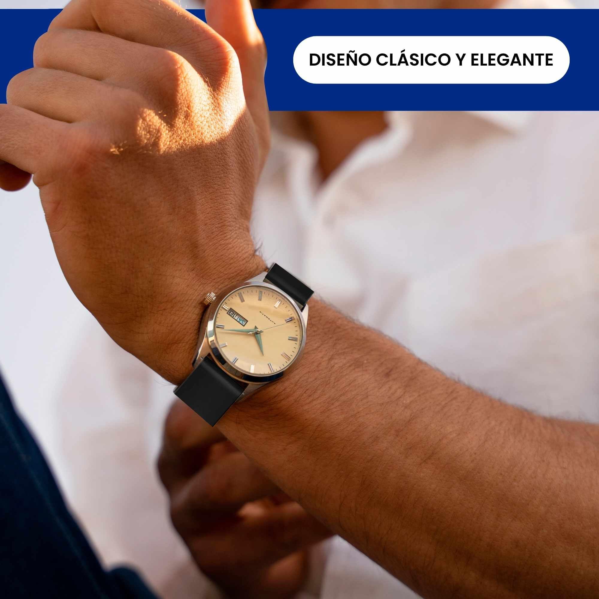 TECHZOCO Correa reloj silicona, Banda de Reloj de Silicona, Correa de Reloj Deportiva, Banda de Reloj Universal, Pulsera de Reloj Silicona, liberación rápida