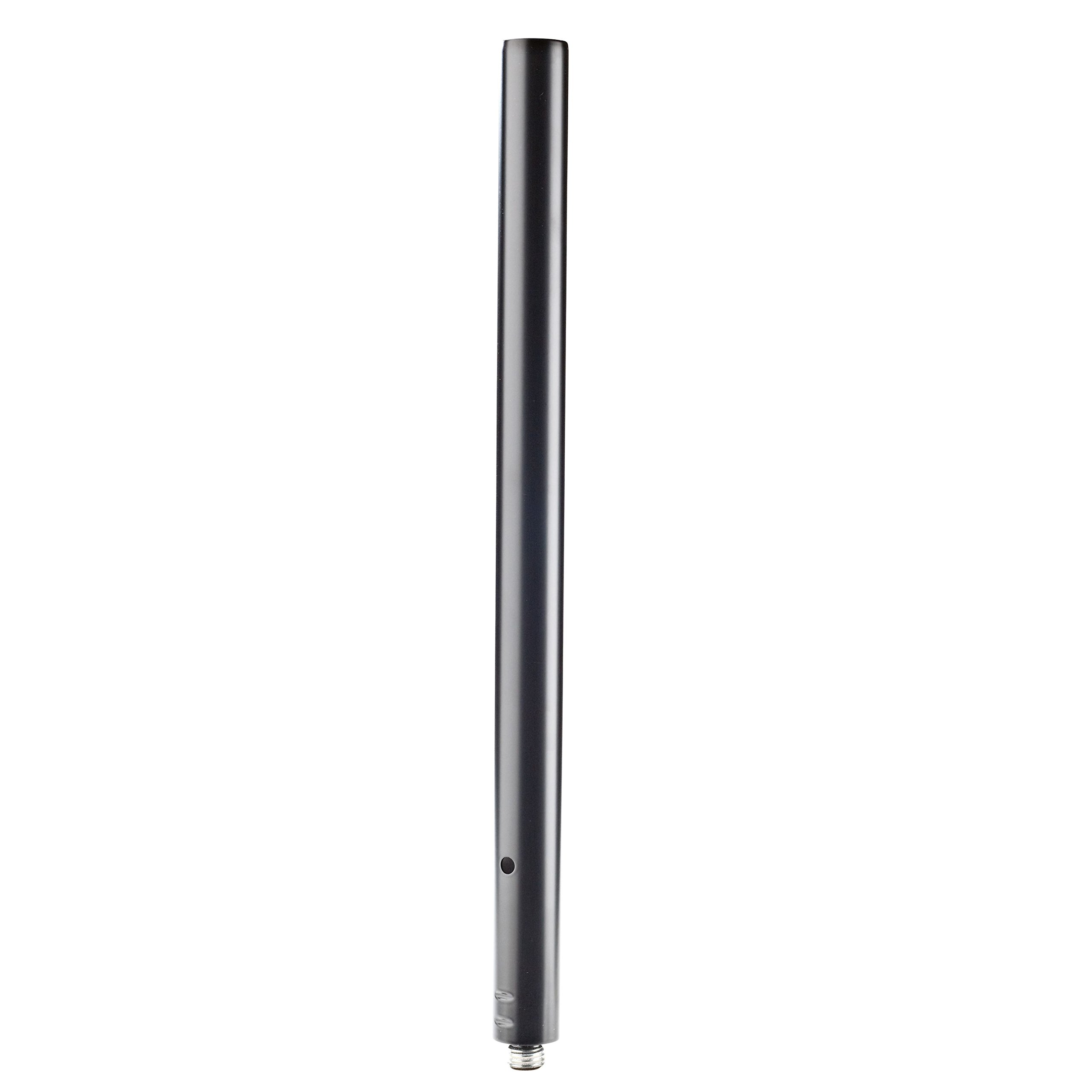 K&M 21334 Tube d'extension pour systèmes de haut-parleurs par satellite - Noir en acier - 88 cm d'extension en hauteur - avec M20