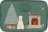 Vista 107 de Caroline's Treasures CK7824DDM - Tapete absorbente para secado de platos con diseño de bulldog inglés, rojo y blanco, para encimera de cocina, 14 x