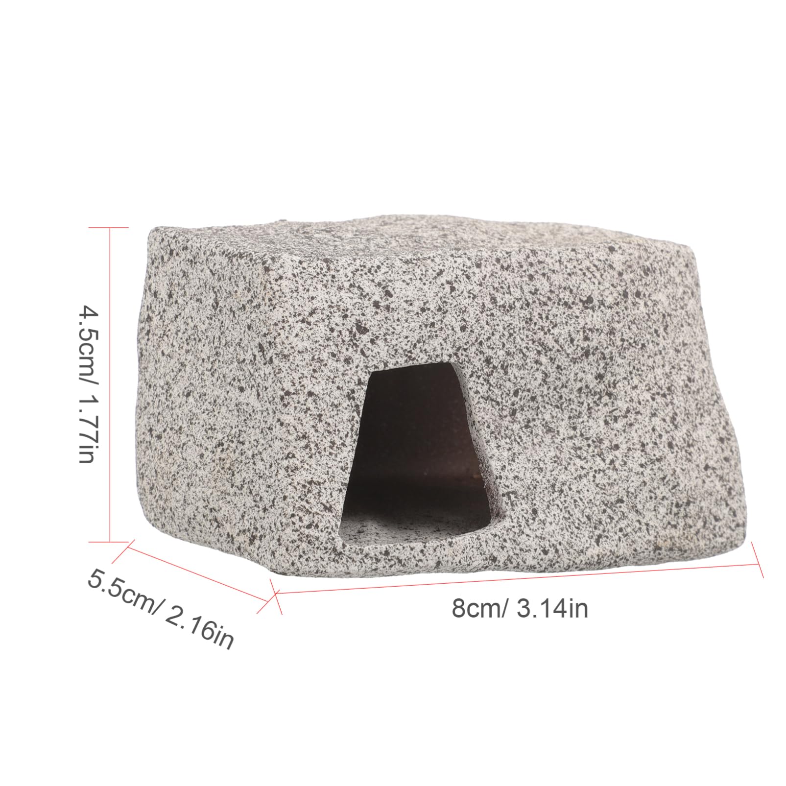 Sosoport Lot De 5 Grottes Daquarium Délicates pour Crevettes Et Poissons Idéales pour Décorer Un Bureau Ou Un Habitat