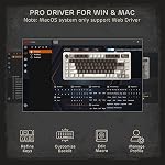 RK ROYAL KLUDGE L75 Clavier mécanique de montage d'étanchéité avec clés Knob/Macro & Plaque nominative tactile, Tri-mode 75% TKL Clavier sans fil BT/2.4G/USB-C, Swappable à chaud, Pro Logiciel, massif 8000mAh pile