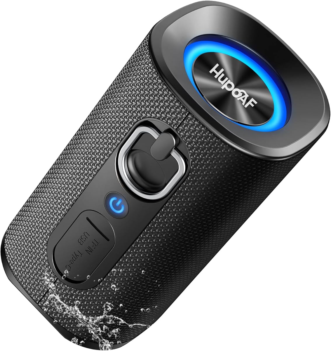Bluetooth Lautsprecher mit Licht, Musikbox Bluetooth 5.4, 30W Max Dual Lautsprecher,30 Std Akku,Bass Boost Box mit IPX7 Wasserschut, Kabellose Stereo Pairing,Outdoor Lautsprecher für Reisen, Sport