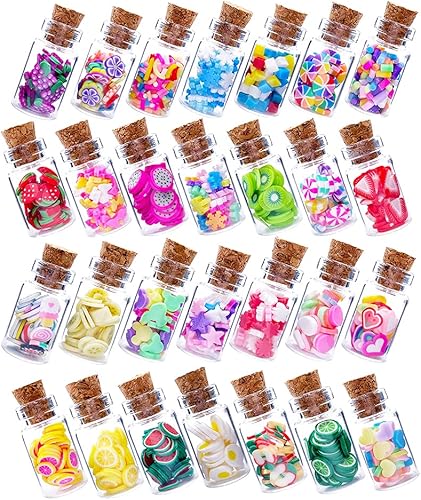 Miniatura 5 de HKLMRO 30 piezas de tarro de comida en miniatura para casa de muñecas, botella de vidrio 1:12, juego de simulación de casa de muñecas, decoración de