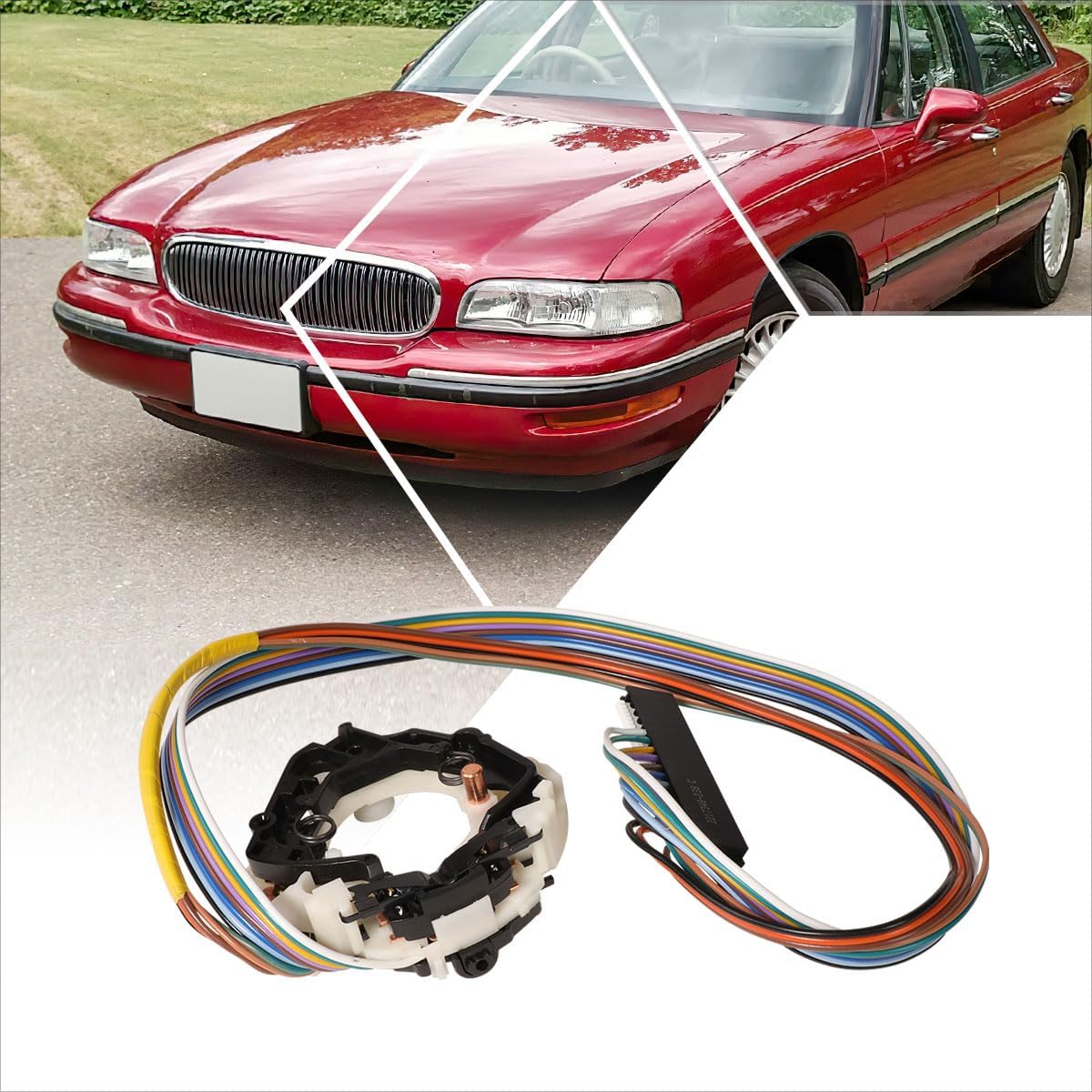 Turn Signal Combination Switch Compatible with 90-99 Lesabre Deville Park Avenue Bonneville