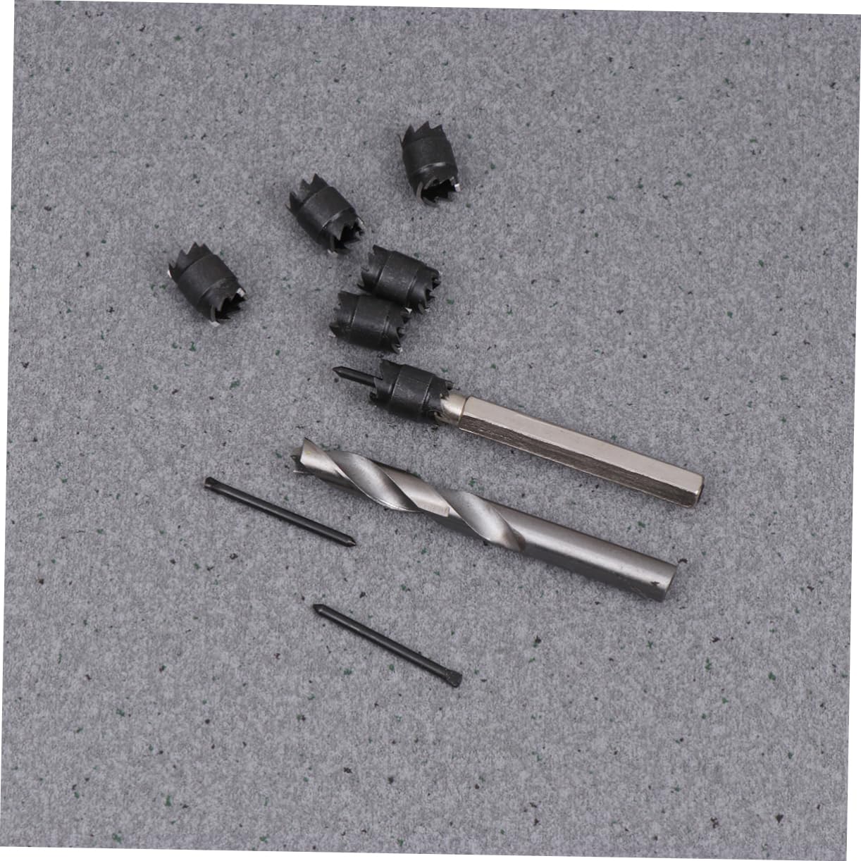 Yardenfun 9pcs Spot Weld Cutter Welding Drill Bits Rotary Spot Weld Remover Cutting Machine Spot Weld Remover Non Return Valve Fire Extinguisher Car Electric Drill Bits Rotary Cutters Silver