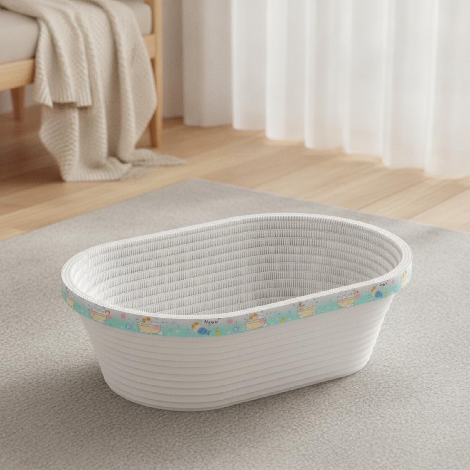 Cuccia a Ciotola per Gatti Accogliente, Grande 66 × 45 × 18 Cm
