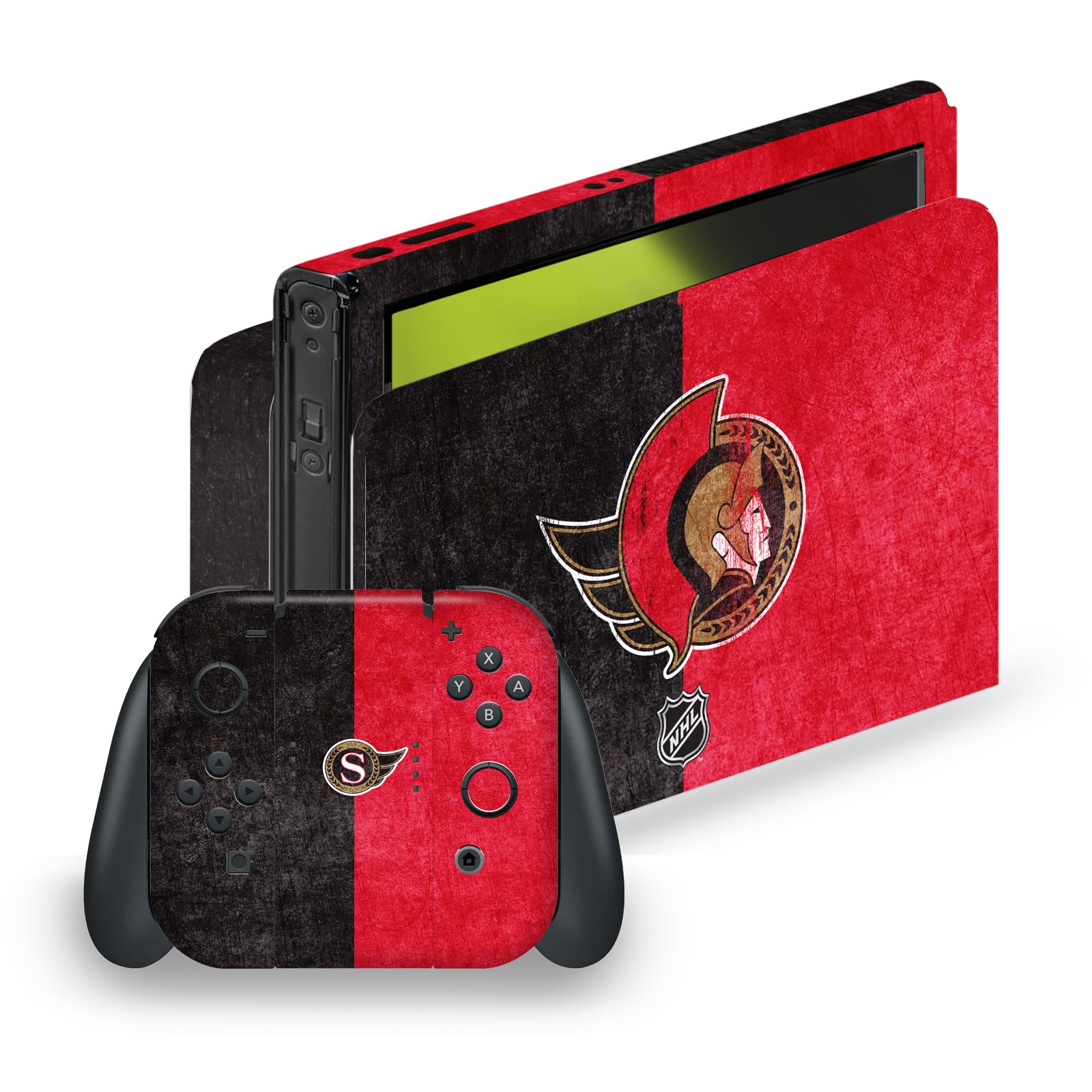 Autocollant vinyle NHL Ottawa Senators pour console Nintendo Switch OLED - 8