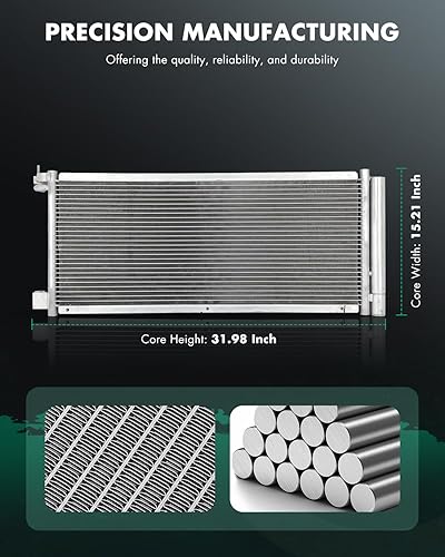 Vista 272 de SCITOO Aire acondicionado condensador compatible con Chevrolet, para modelos GMC - Silverado 2500 HD 2015-2019 - Sierra 2500 HD 2015-2019 - 6.0L