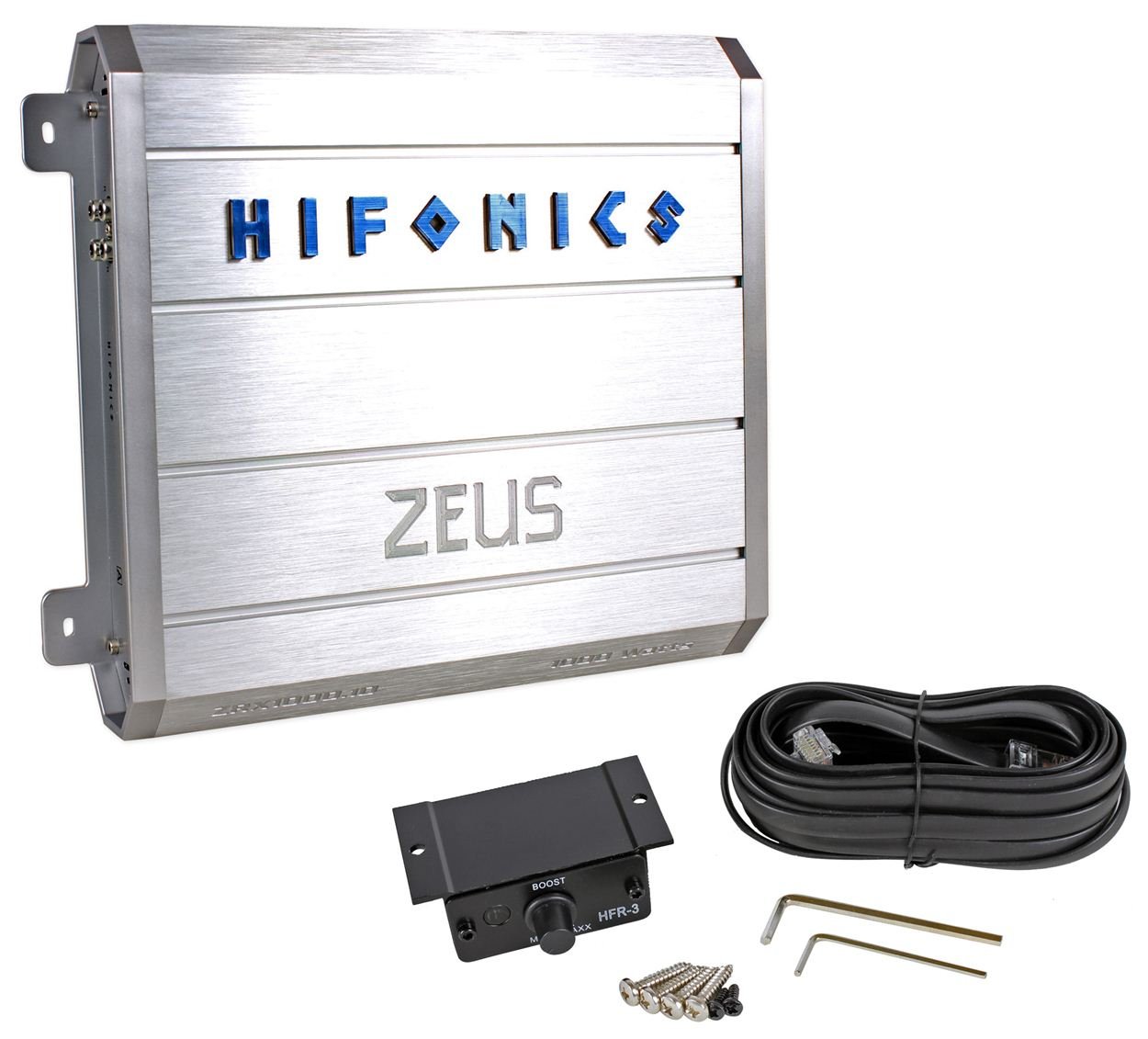 Hifonics Zeus ZRX1000.1D Mono Class D Car Audio Amplifier, top view