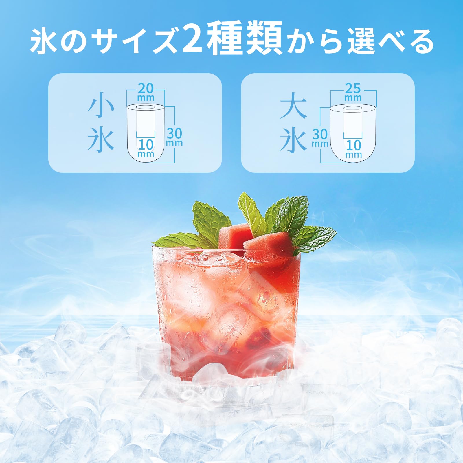 Amazon.co.jp: SAMKYO 製氷機 家庭用 高速製氷 最短6分 自動洗浄機能