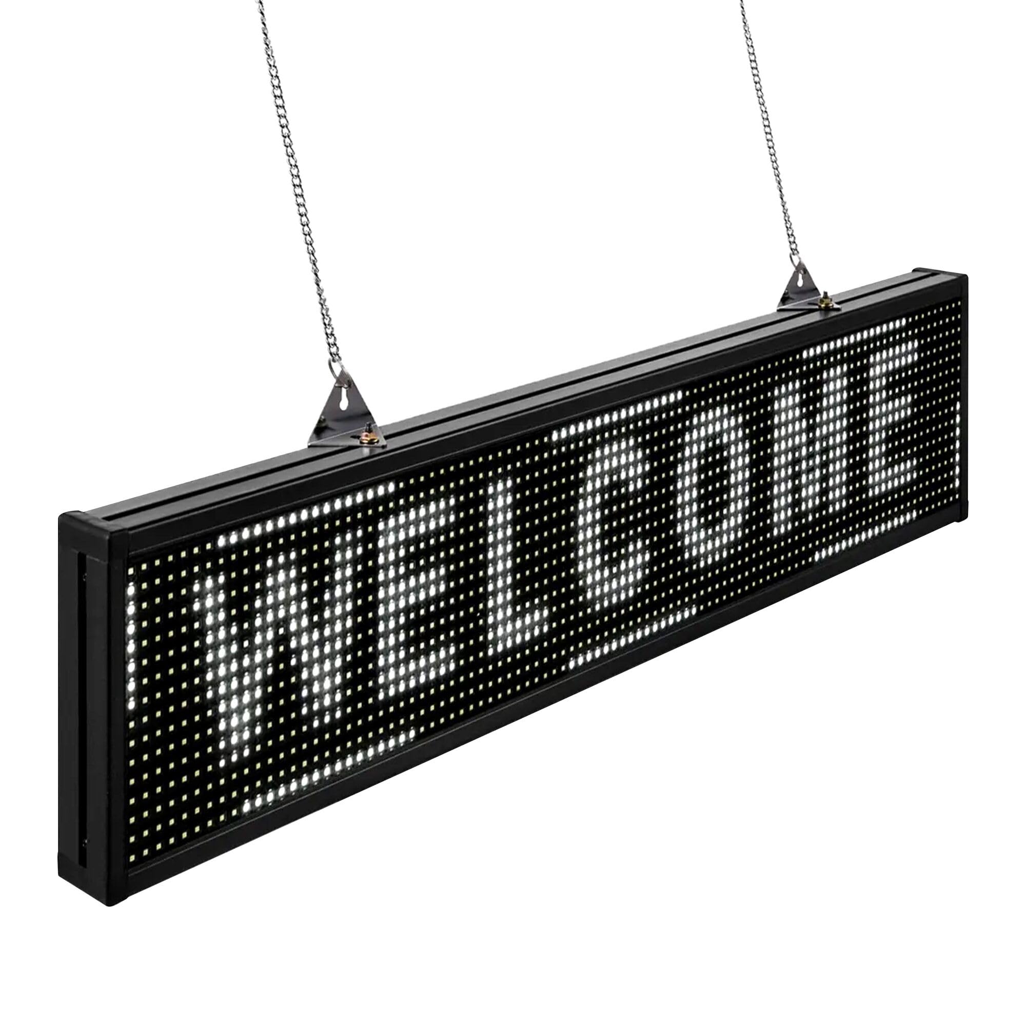 GGM Gastro LED-Leuchtschild 1000 mm | Individuell anpassbare Applikation, intuitive Steuerung per Smartphone, vielseitige Animationseffekte, langlebige SMD-LEDs