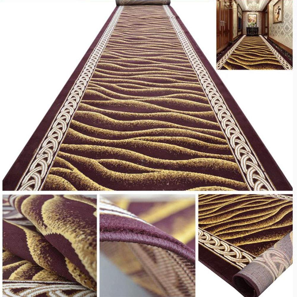 LXHONG-Runner Rugs，Thermal Printing Floor Mat High Density Not Deformed Polypropylene Bathroom Entrance Cutable (Color : A, Size : 1x2m)