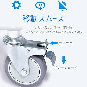 YLOVABLE製 介護シャワー車椅子 3段階高さ調整可能 Amazon.co.jp: YLOVABLE 入浴用車いす 風呂 シャワー椅子