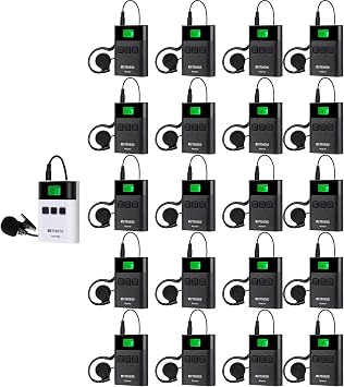 Retekess TT122 Wireless 2.4G Tour Guide System, Assistive Listening Devices