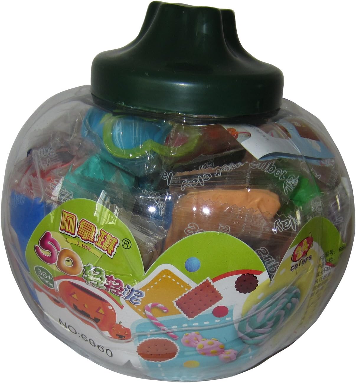 CQT Color Clay Toys Plasticine Soft Color Shapers Clay Modeling Clay Soft Clay Light Weight 24 Colors