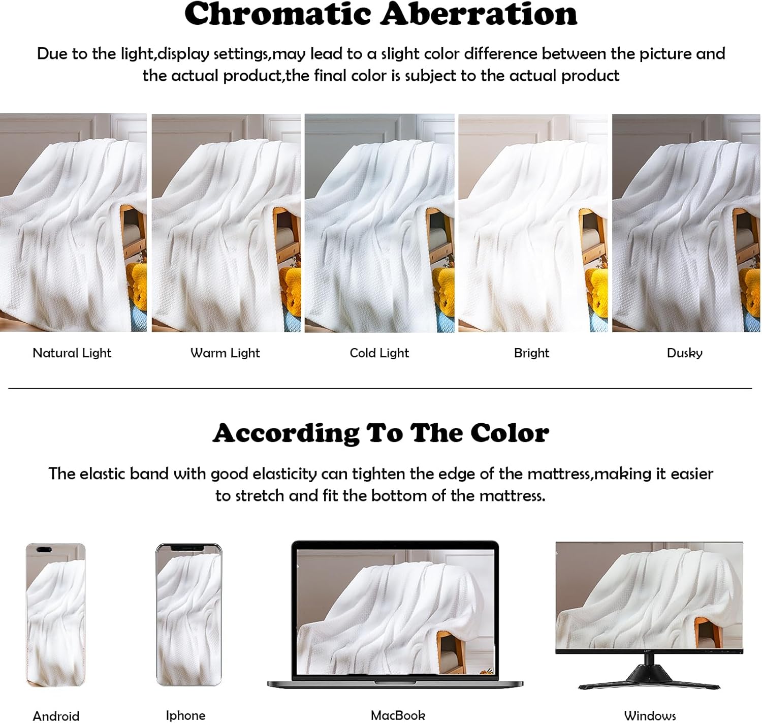 NEWCOSPLAY Super Soft Twin Blanket White Premium Silky Flannel Fleece Leaves Pattern Lightweight Bed Blanket All Season Use (White, Twin(60"x80")) - Image 6