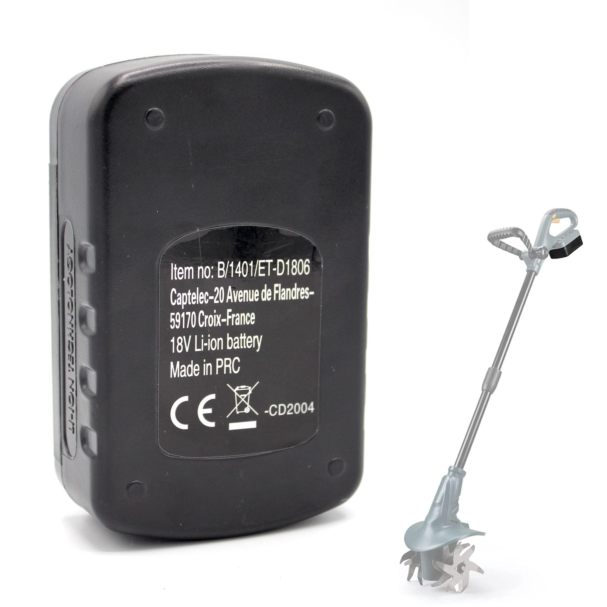 FISHTEC Batteria agli ioni di Litio East® Power Tools per motozappa a Batteria 18 V