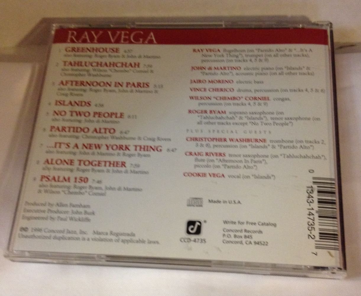 Ray Vega [Audio CD] Vega, Ray