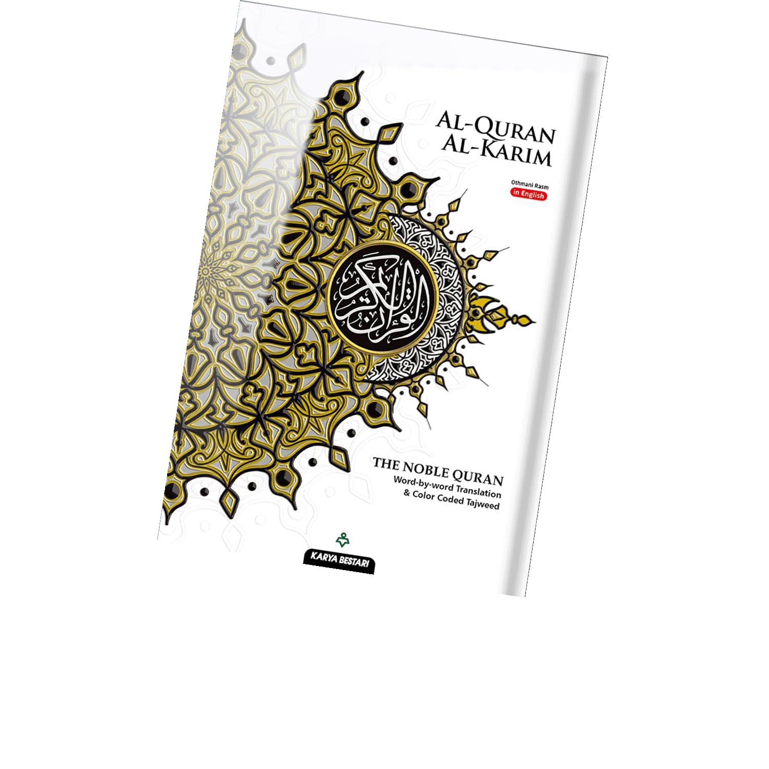Quran Viral Maqdis Noble Quran Word by Word Translation with Meaning Quran Koran Book Colour Holy English Arabic Colour Coded Thematic Index Bookmark (White, Normal MQ A5 Size)