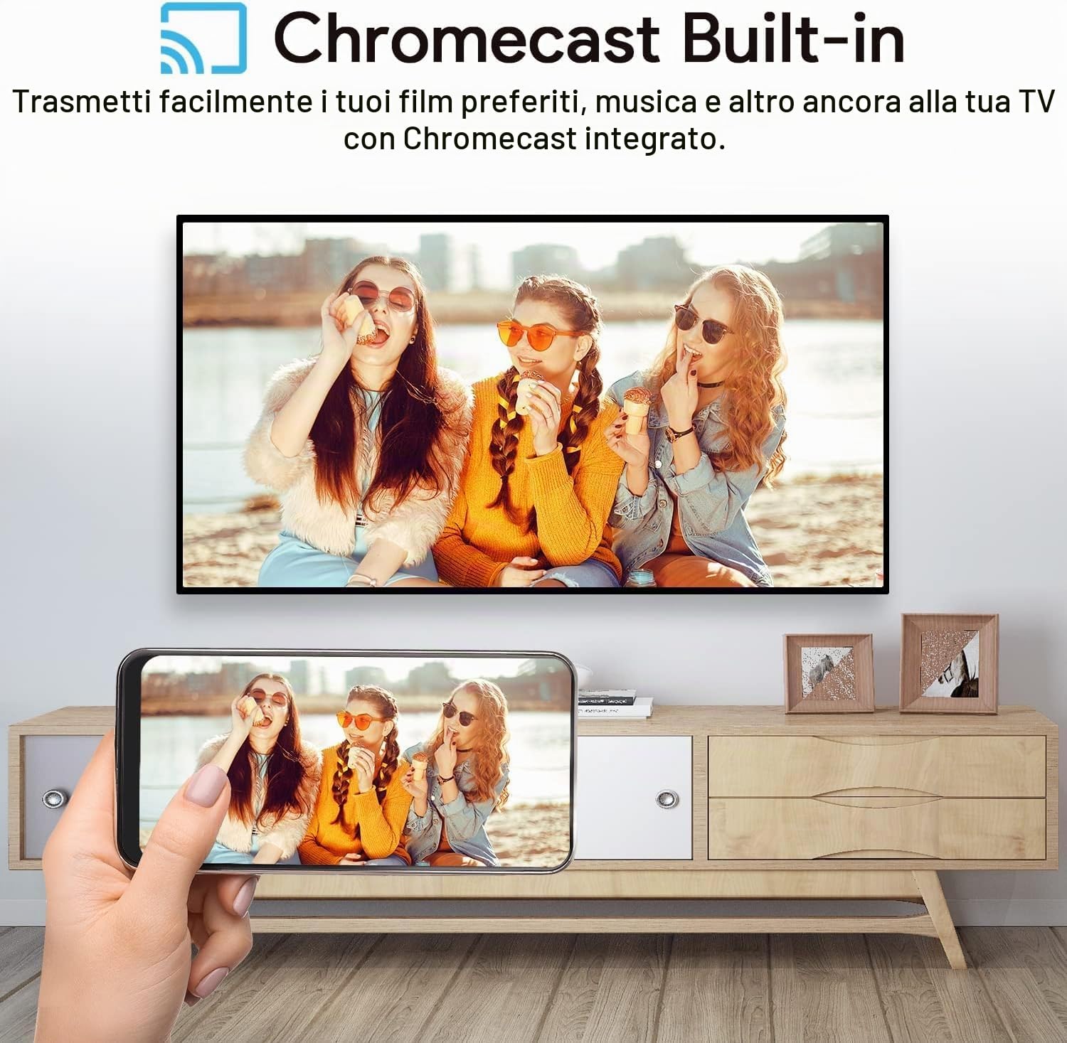 GigaBlue Android11 Giga TV OTT IP Stick 4K PRO HDR60Hz / HDMI2.1 / WiFi6 UHD 4K con Google App Store (adatto per App Netflix, App Disney+, App YouTube e molte altre)