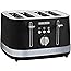Morphy Richards 248020 Illumination 4 Slice Toaster, Black