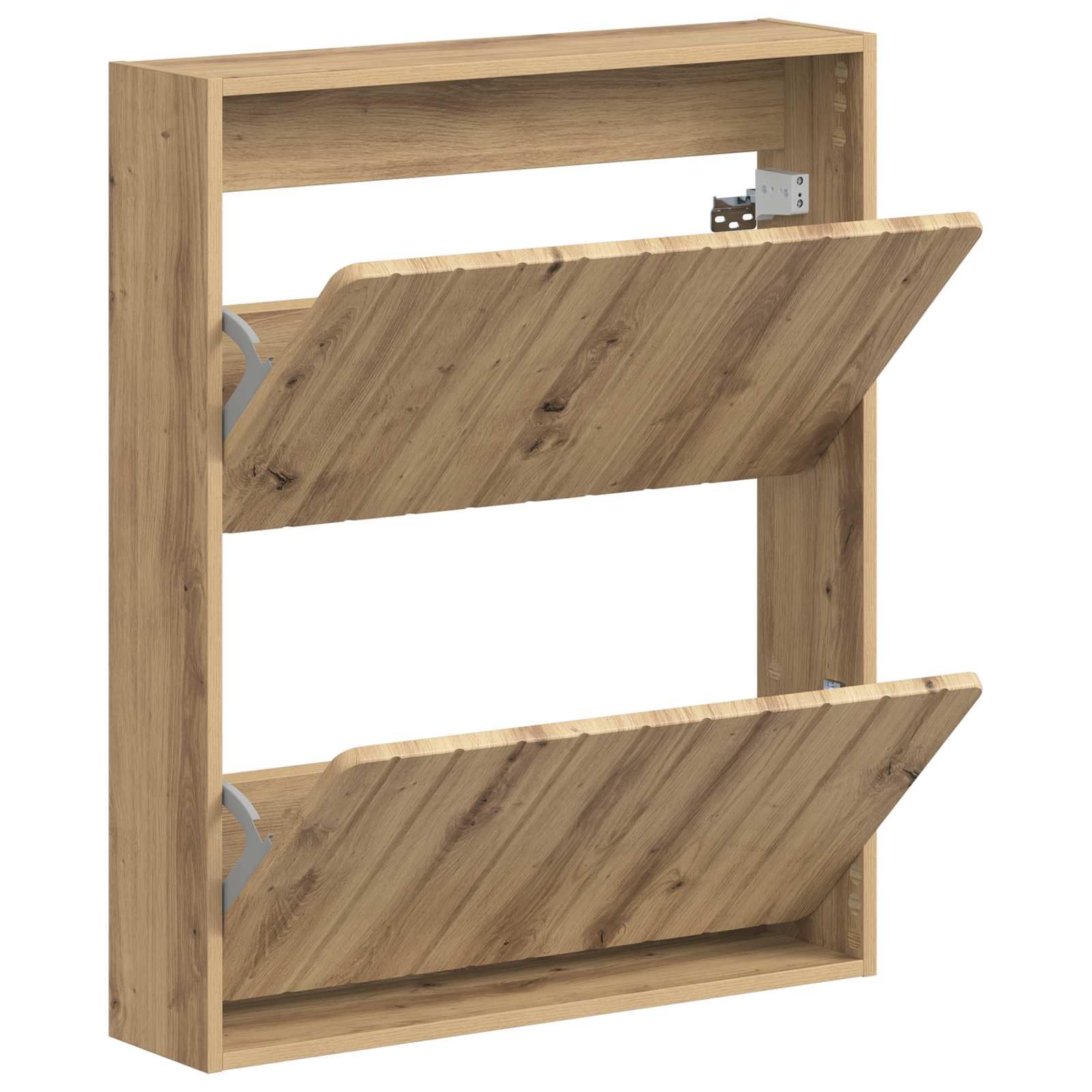 Scarpiera da parete in rovere Artisan 71 x 17 x 86 cm